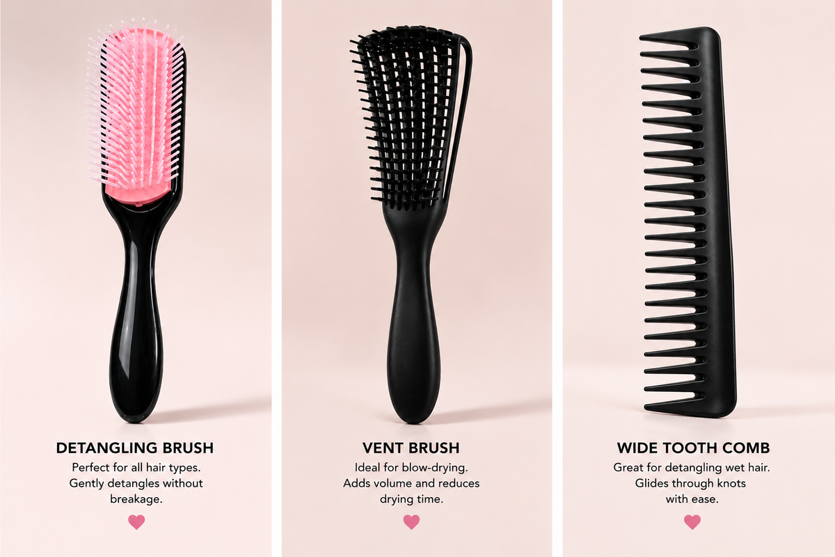 Luxury Detangling Hair Brush Set | Jo Boutique