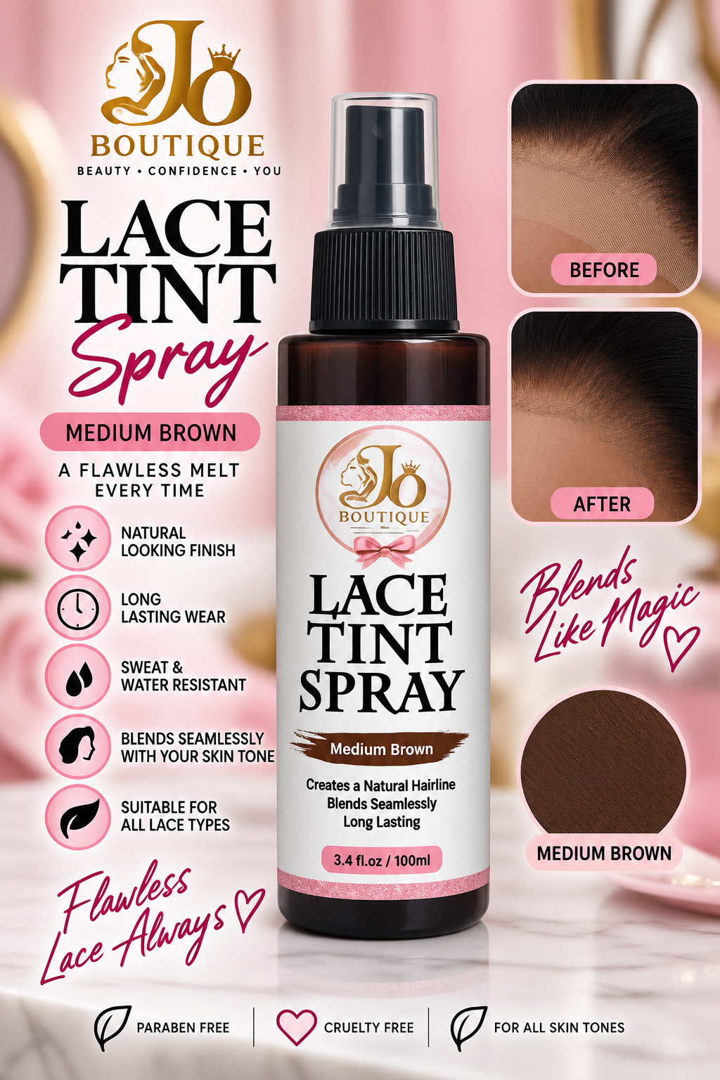 Jo Boutique Lace Tint Spray