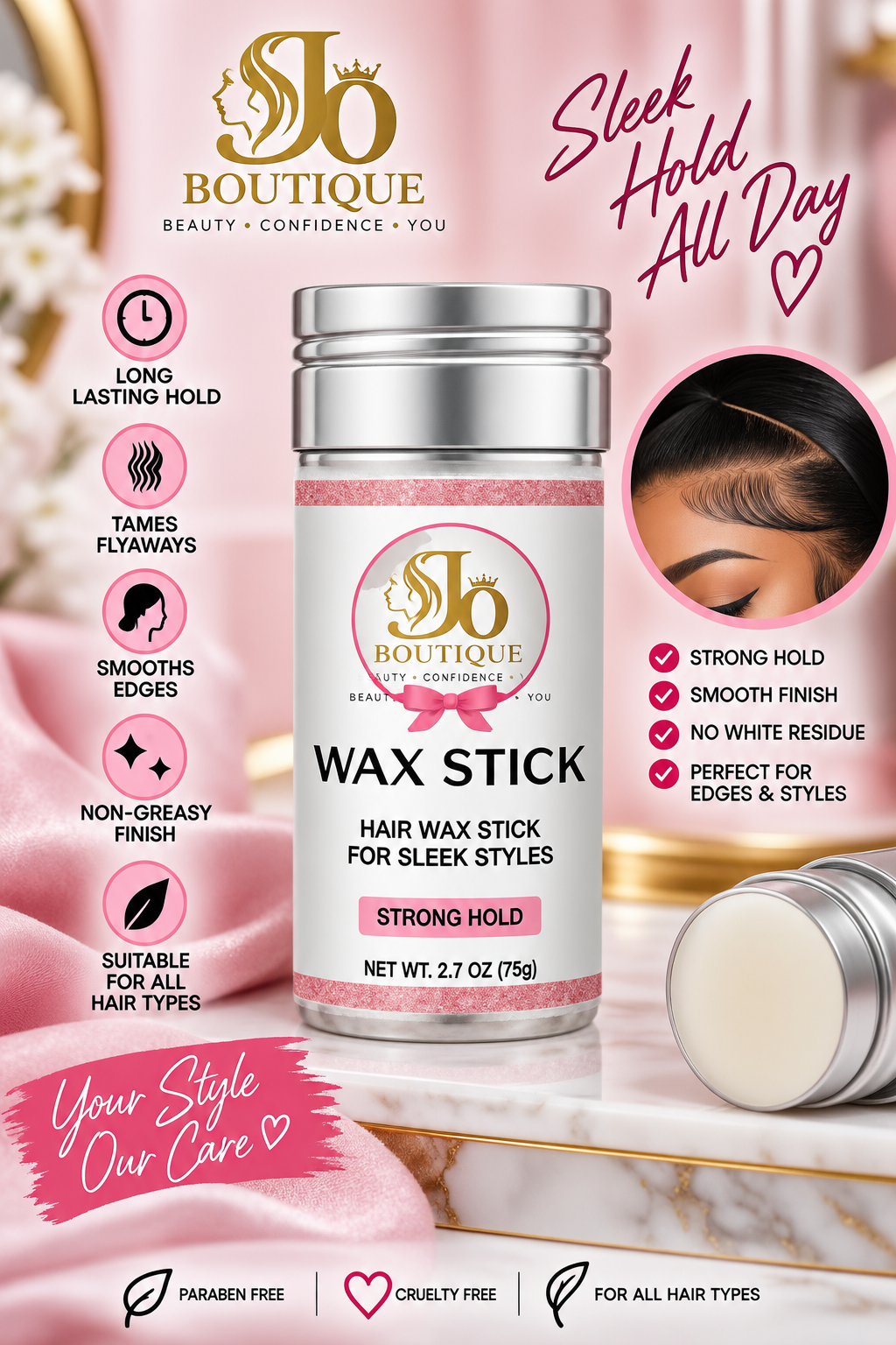 Jo Boutique Hair Wax Stick