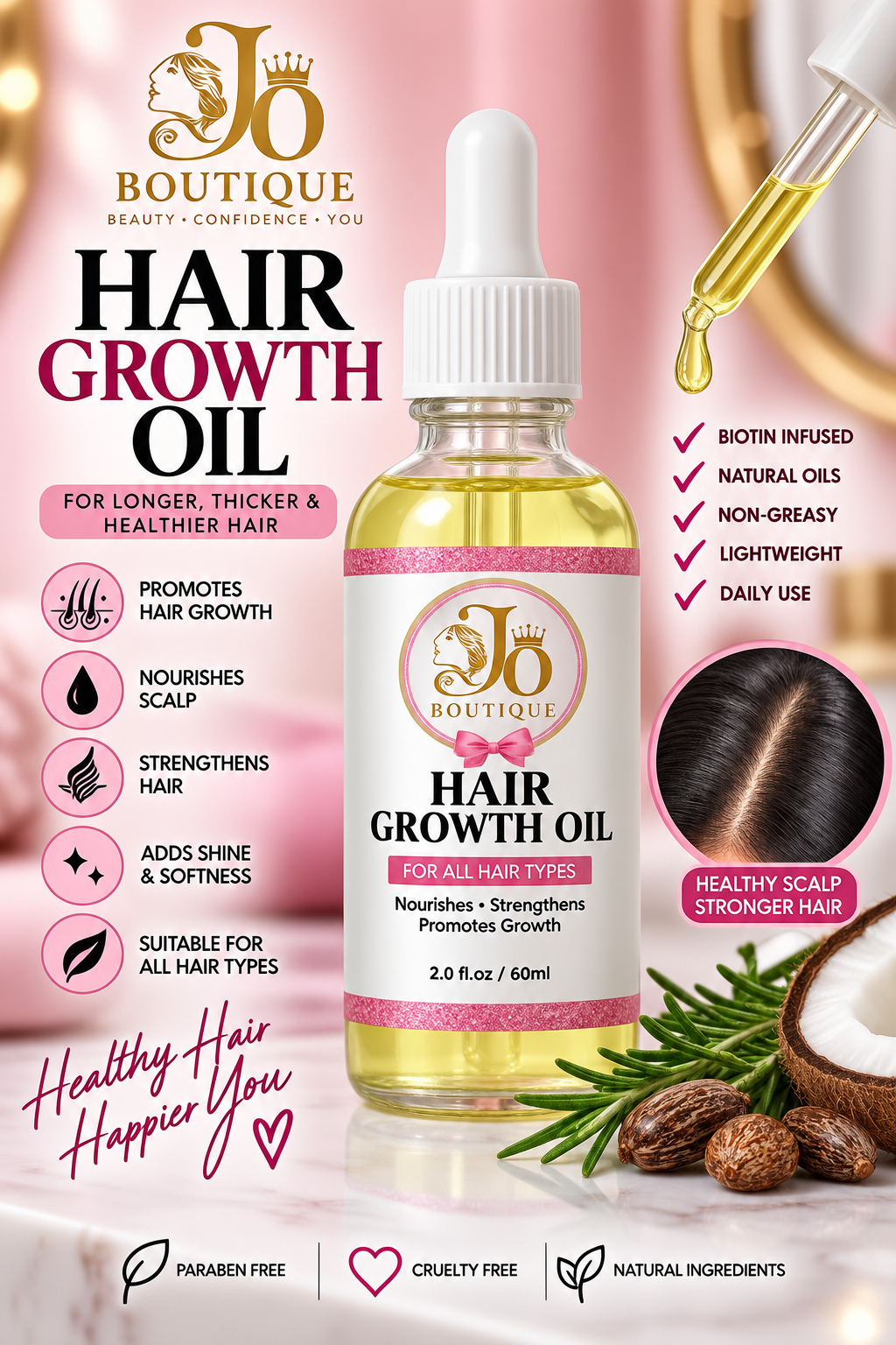Jo Boutique Hair Growth Oil
