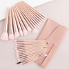 30-Piece Pink Makeup Brush Set with Case | Jo Boutique