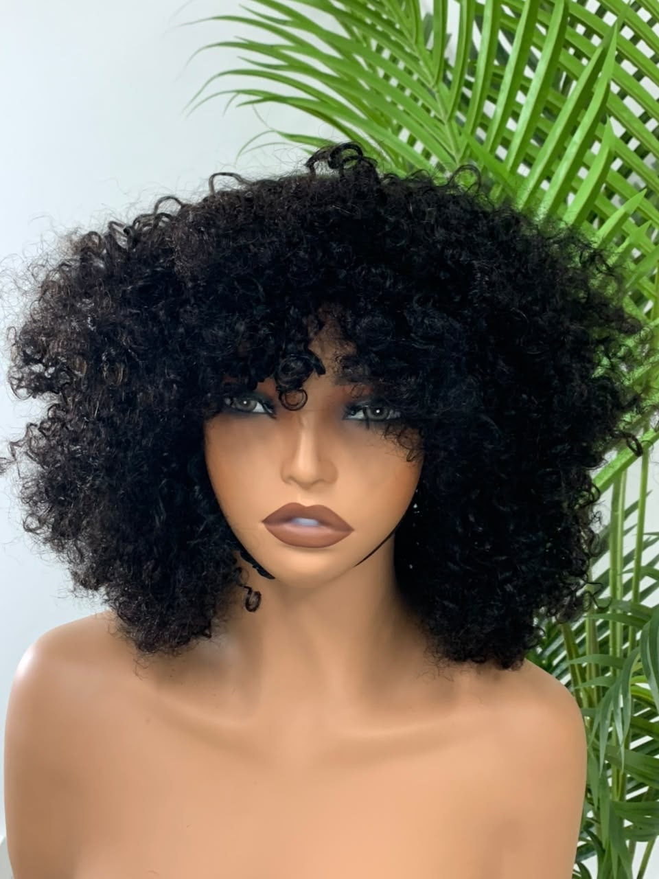 Fringe Pixie Wig – 350% Density | Curly & Voluminous