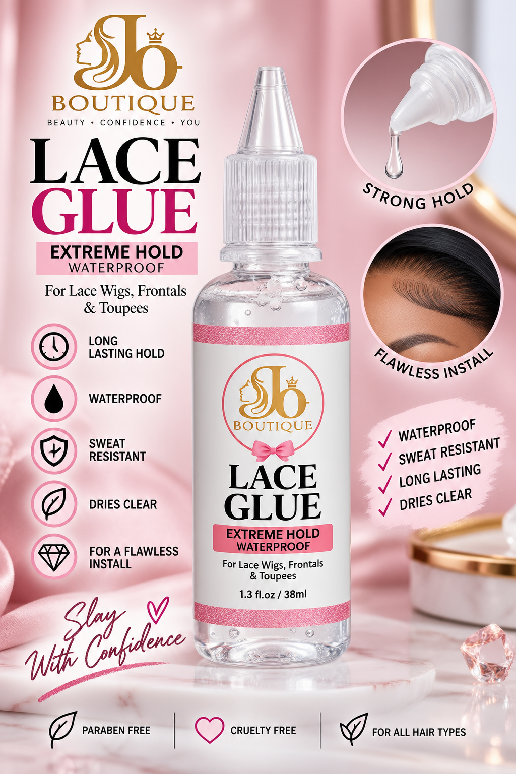Jo Boutique Lace Glue Remover
